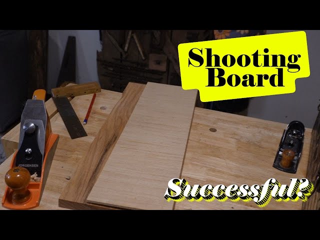 Building a Shooting Board With Only Hand Tools