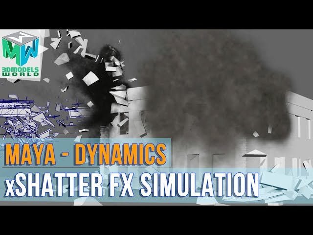 Create Stunning Dynamic Simulations in Minutes: Maya xShatter FX Simulation - Artistic Friendly Tool
