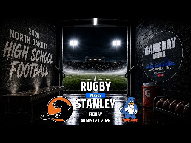 (8-21-26)🏈LIVE ND High School 11A Football:🔷Rugby Panthers vs. Stanley Blue Jays🔷🏈