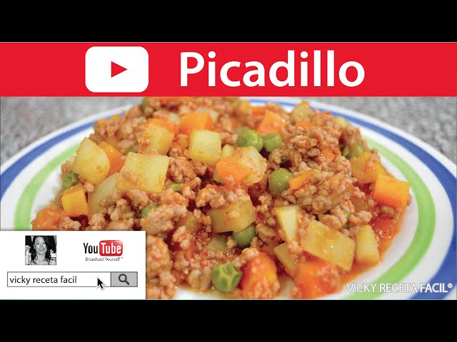 PICADILLO | #VickyRecetaFacil