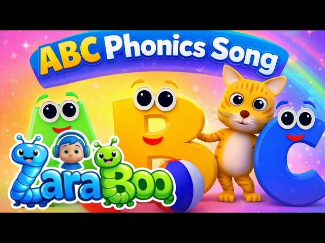 ABC Phonics Song – Fun Learning for Kids | Bright 3D Alphabet Animation