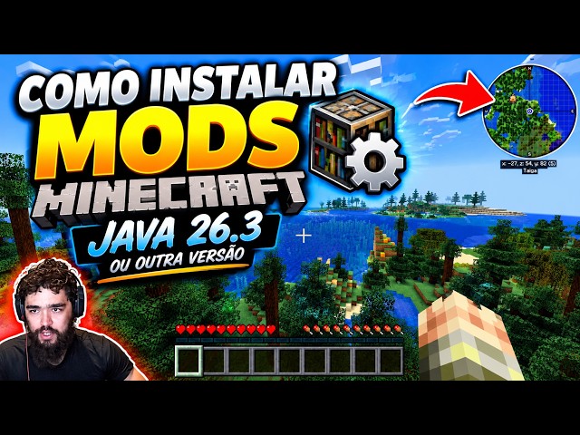 Como instalar mods minecraft java 26.3 ou outra versão