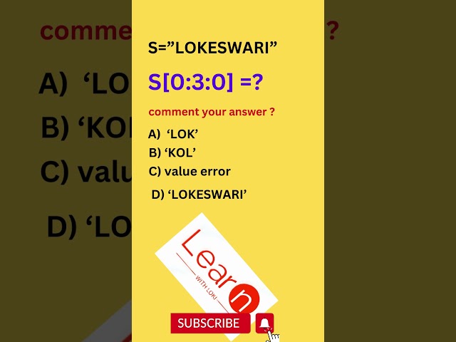 python - slicing  concept