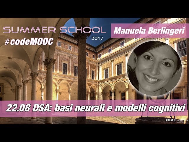 22.08 Manuela Berlingeri - DSA: basi neurali e modelli cognitivi (1^ Parte) (sferico 4K)