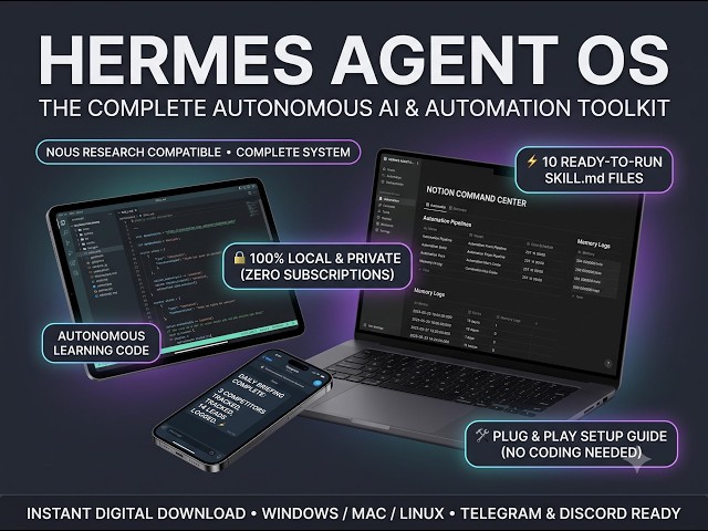 Hermes AI Agent: Build an Autonomous Local AI Workforce in 5 Minutes (Nous Research)
