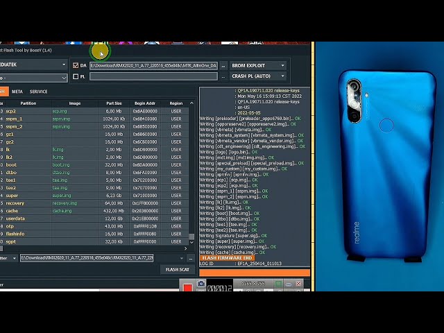 Realme C3 (RMX2020) how to Flash Firmware Fix Stuck on Logo Fix Bricked phone with Best Flash Tool