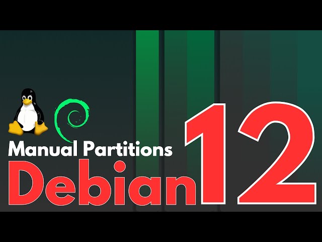 How to Install Debian 12 Bookworm with Manual Linux Partitions in UEFI Boot | Debian 12 Bookworm