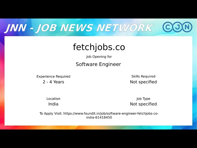 Job News Show 9 | Top 10 Software Engineer Jobs | 2026-08-06