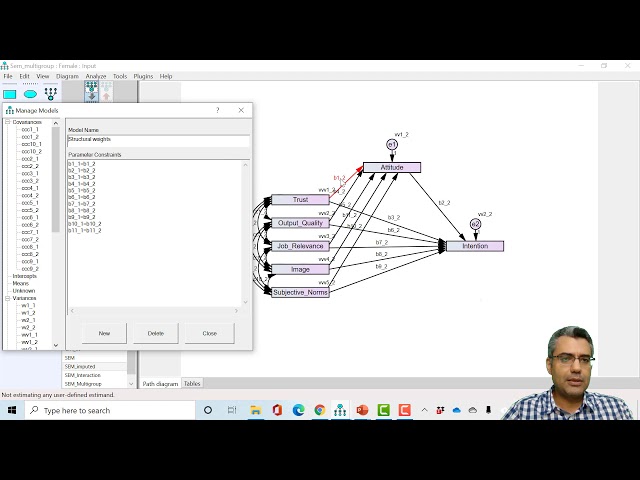 SEM with AMOS: From Zero to Hero (27: Multigroup analysis: Moderating role of categorical variables)