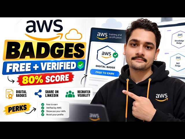 AWS Free Training Program 2026 || Earn FREE AWS Badges || Learn From AWS Experts || Hurry Up!