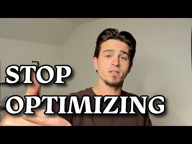 You Don’t Need Optimization. You Need the Basics.
