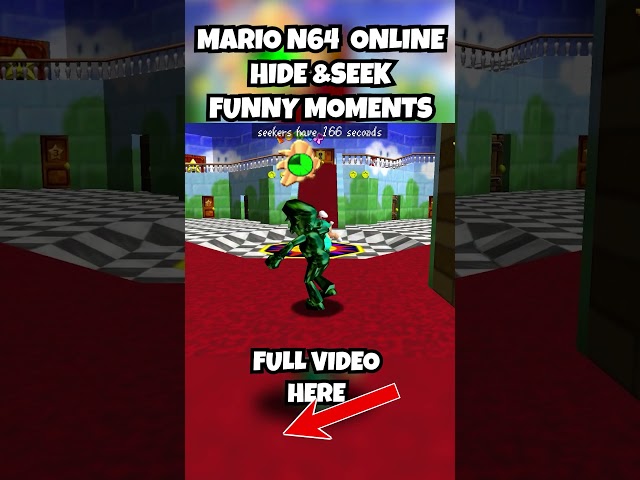 SUPER MARIO 64 Online Mod - FUNNY MOMENTS - Hide & Seek #funnyclips #funnymoments #mario64 #mario
