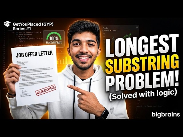Longest Substring Without Repeating Characters | Sliding Window | GYP #01