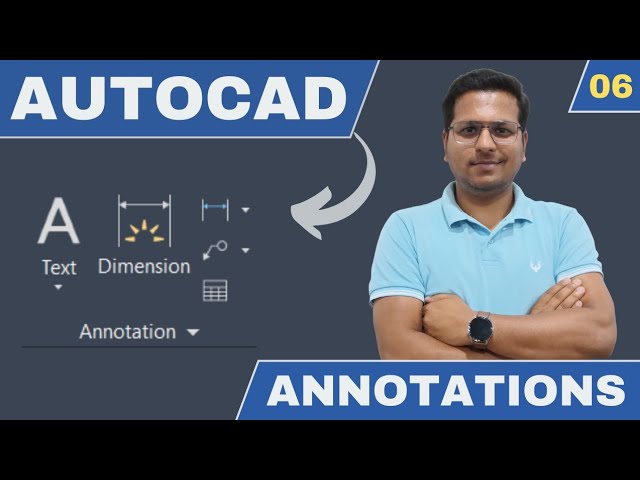 AutoCAD 2024 [Hindi] | Annotations Toolbar | Autocad Tutorials For Beginners In Hindi