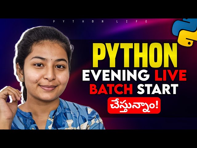 Python Evening Live Batch Start Chesthunam