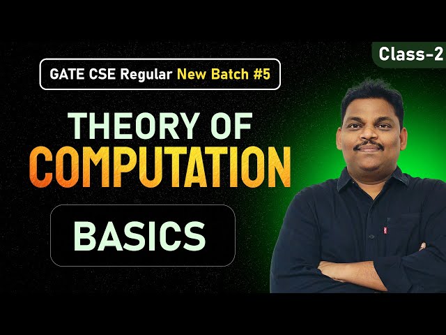 TOC Complete Course for GATE 2026 | Class-2 | Theory of Computation Basics