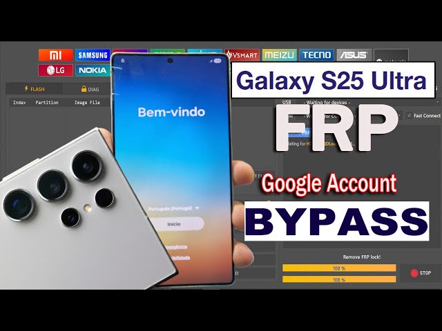 Samsung Galaxy S25 Ultra Frp Google Account Bypass Unlock Tool EDL 9008 Port