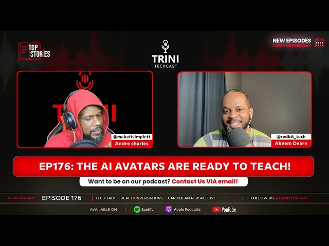 The AI avatars are ready to teach #makeitsimplett #podcast #trinidadandtobago #aiavatar #teaching