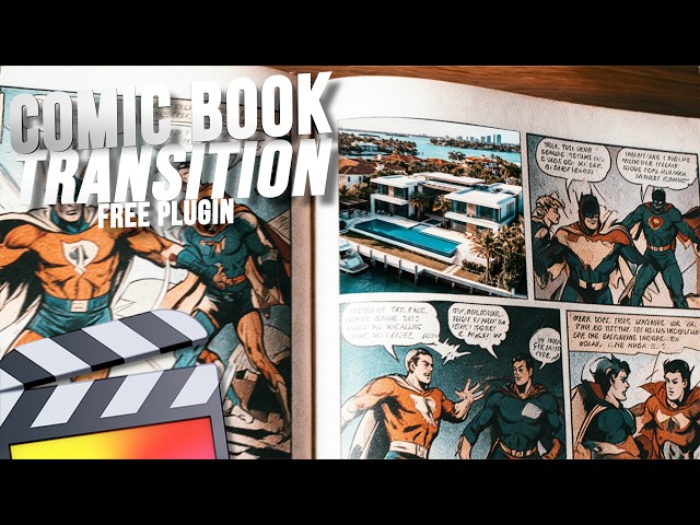 COMIC BOOK TRANSITION FINAL CUT PRO