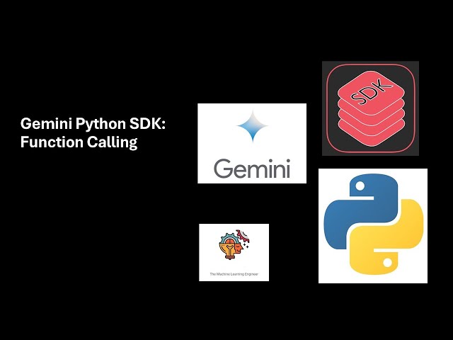 Gemini API Usar  Function Calling  python SDK #machinelearning #datascience