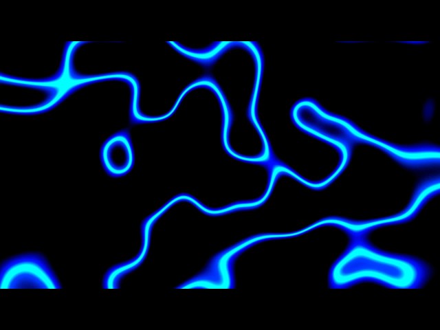 LoopVibe 4K - Electric Blue Neon Flow 4K (2 Hours) - No Audio