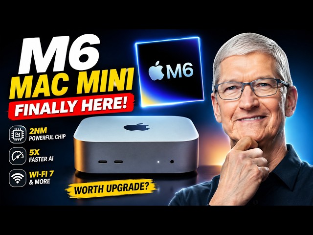M6 Mac Mini Is INSANE! 🚀 Everything You Need to Know Before Buying
