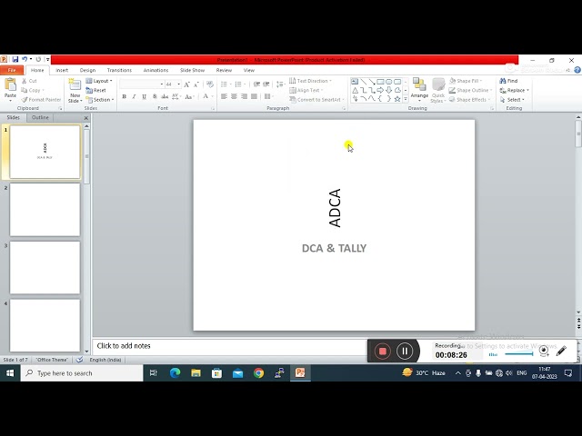 Powerpoint Class 1