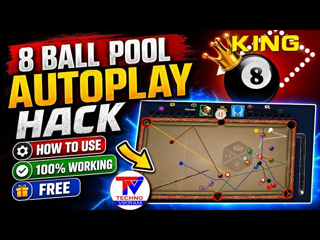 How to Use 8 Ball Pool Autoplay, Cheto Hack, and Aimking AK Loader 😍 Techno Vikram