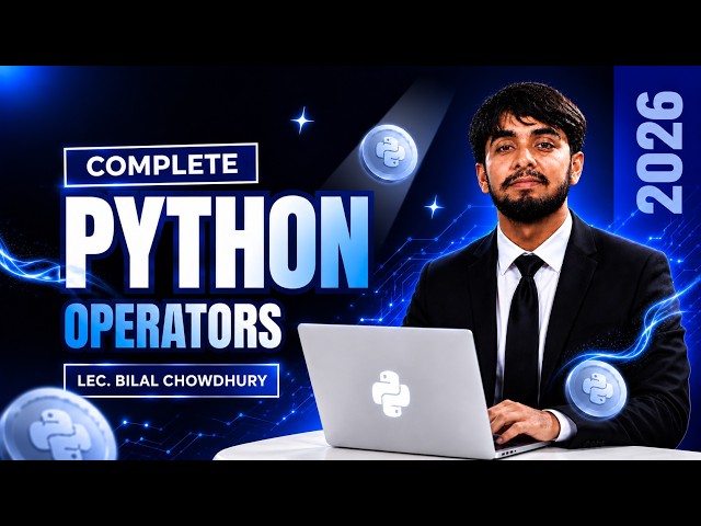 Complete Python Operators | Learn Every Operator in Python Step by Step🖥️
