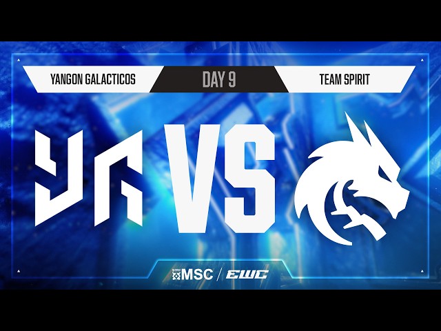 Team Spirit vs Yangon Galacticos | Day 9 | Grand Final | MSC at EWC 26