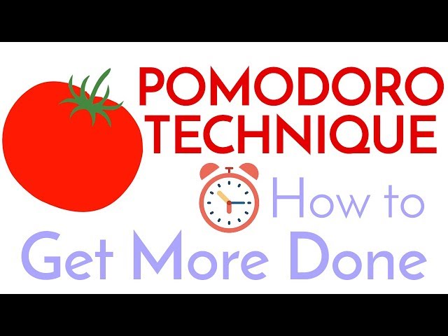 POMODORO TECHNIQUE - My Favorite Tool to Improve Studying and Productivity