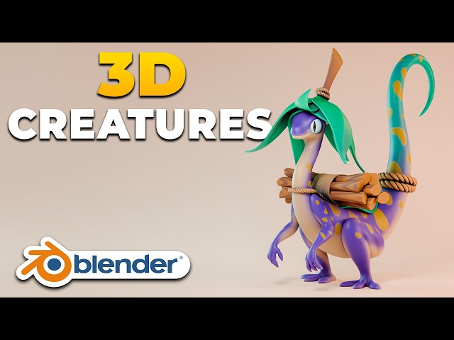 How I Make Stylized 3D CREATURES | My Blender Workflow