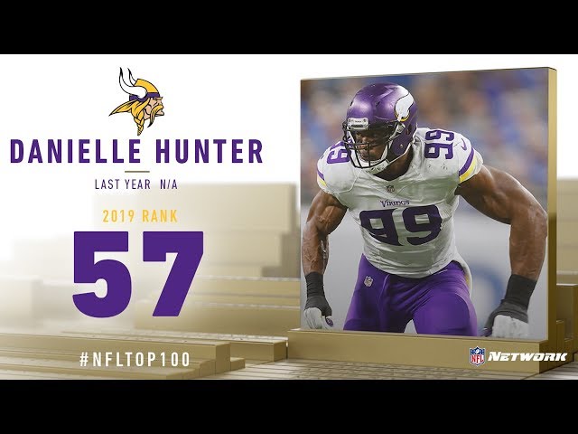 #57: Danielle Hunter (DE, Vikings) | Top 100 Players of 2019 | NFL