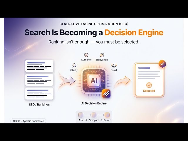 Generative Engine Optimization (GEO) Explained: How AI Search Became a Decision Engine