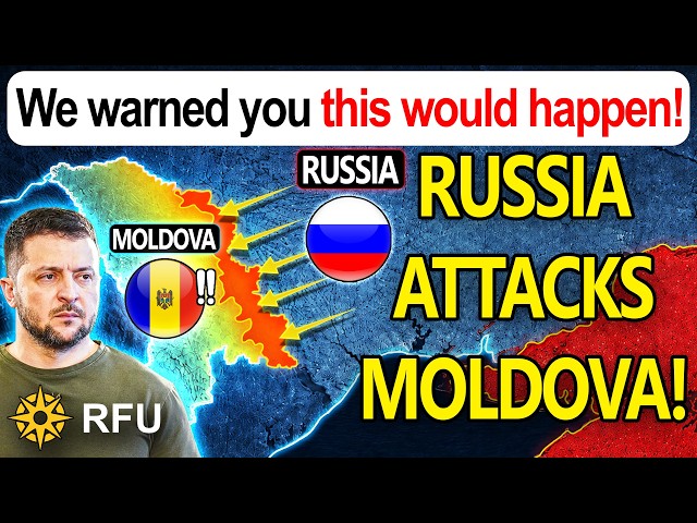 BREAKING NEWS: Russia is cutting off Moldova's border in a massive attack!