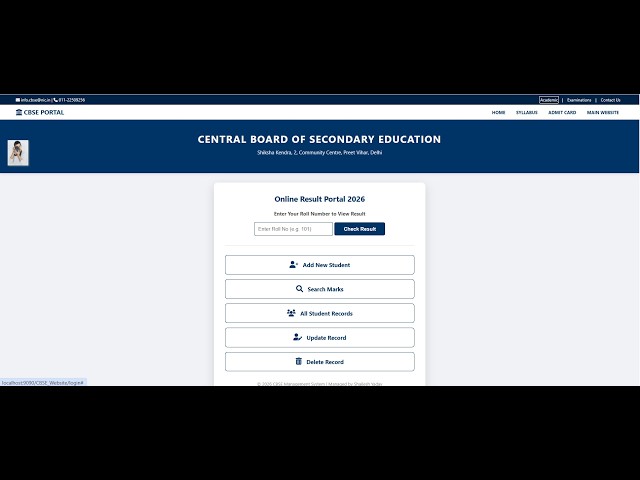 CBSE Java Web Project using Servlet, HTML, Hibernate & Oracle Database | Full Tutorial