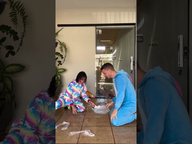 Fiz esse desafio no frio.