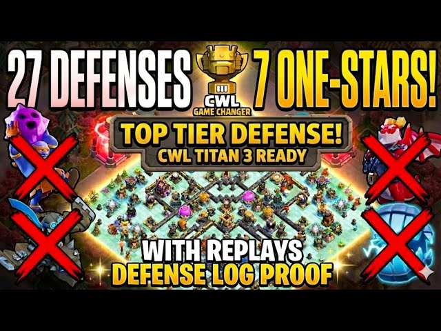 🔥 Only 6 Triples in 27 Defenses! Best TH18 Legend League Base 2026 | Best TH18 CWL War Base 2026 