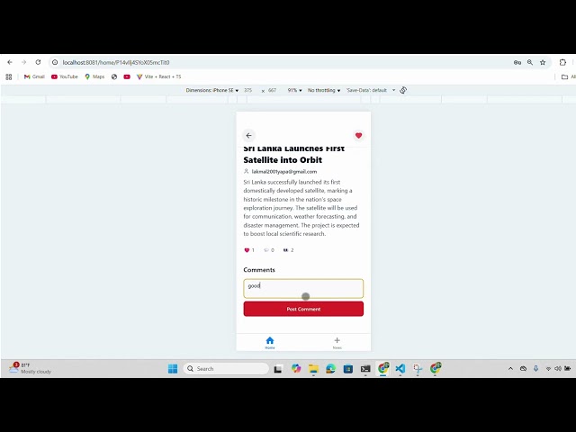 NewsNow App Demo | React Native + Expo + Firebase