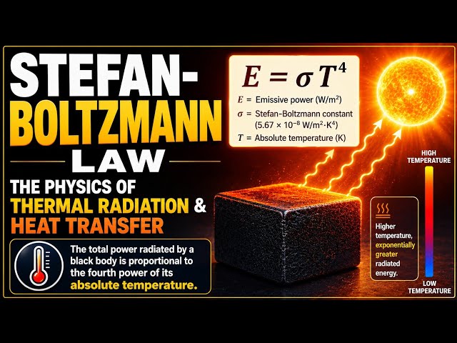 Stefan-Boltzmann Law | The Physics of Thermal Radiation & Heat Transfer | Uplatz