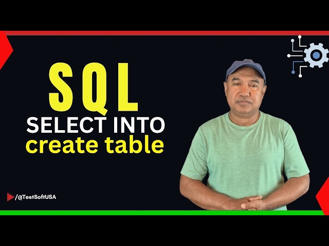 SQL Tutorial SELECT INTO Statement Explained