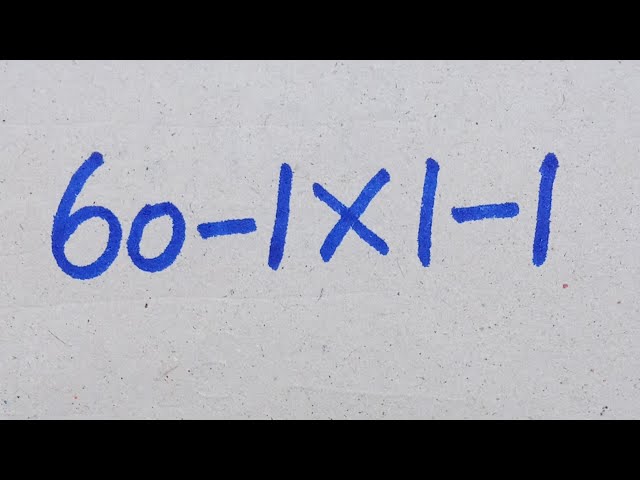 Can You Find the Correct Answer in 10 Seconds?