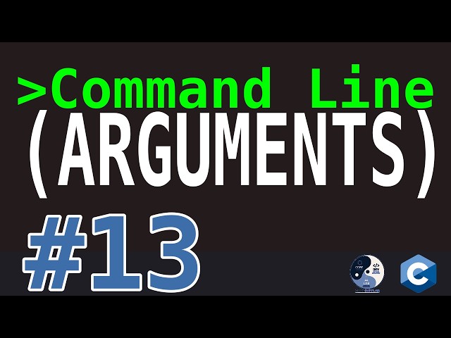 13 - Command Line Arguments
