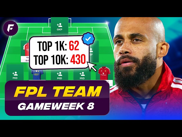 FPL GW8 EXPERTS TEAM 🚀 430x Top 10k! 🚨 BEST FPL TEAM!