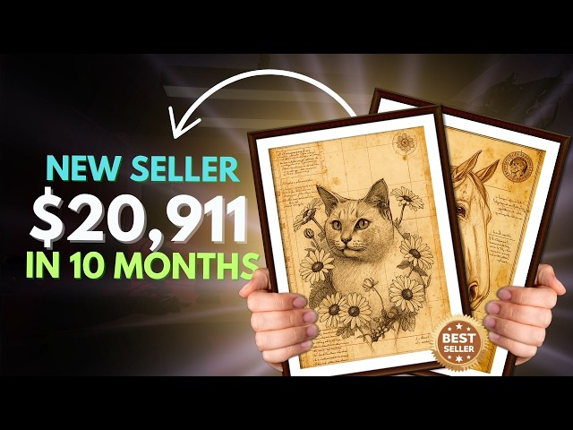 How to Create Leonardo da Vinci-Inspired AI Wall Art to Sell on Etsy