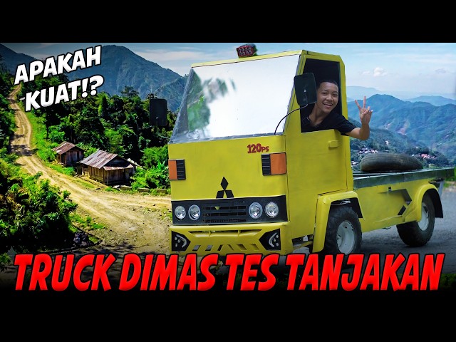 COBAIN TRUK DIMAS NAIK TURUN GUNUNG!! PAKAH KUAT??🤔😱