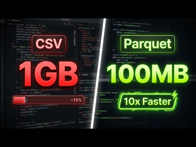 How to Convert CSV to Parquet in Python | Reduce File Size & Speed Up Analysis