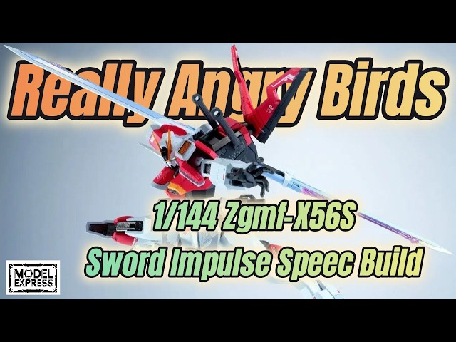 Really Angry Birds 1/144 Zgmf-X56S Sword Impulse Speec Build #gundam #gunpla #seeddestiny