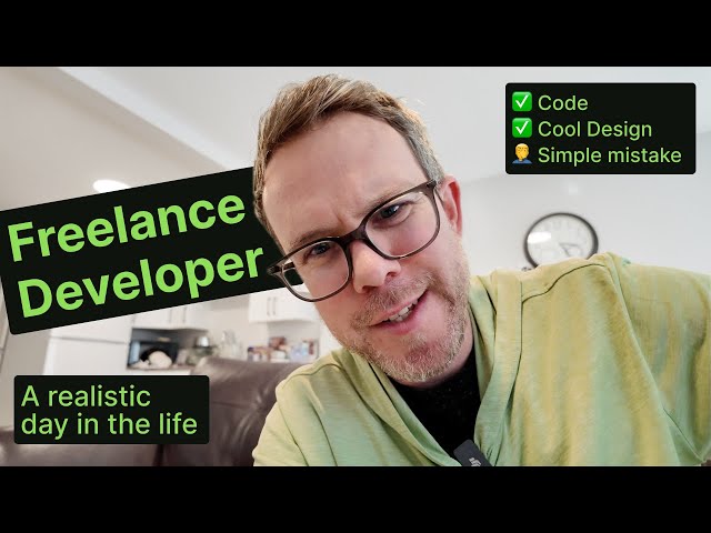 Realistic day in the life of a freelance developer | Tackling a WordPress client project!