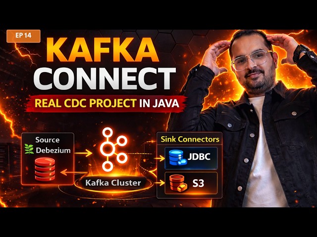 Kafka Connect Explained | Real CDC Project with Debezium, JDBC & S3 (Ep 14)